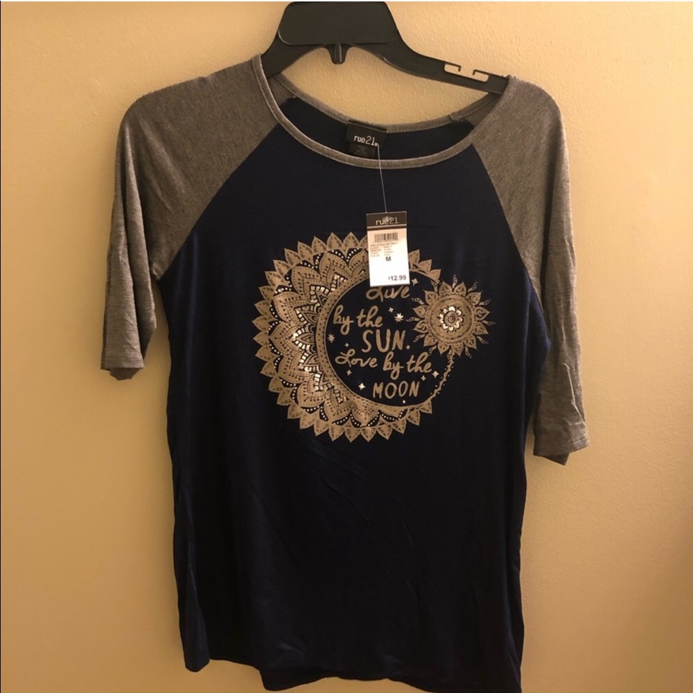 3/4 length sleeve tee
